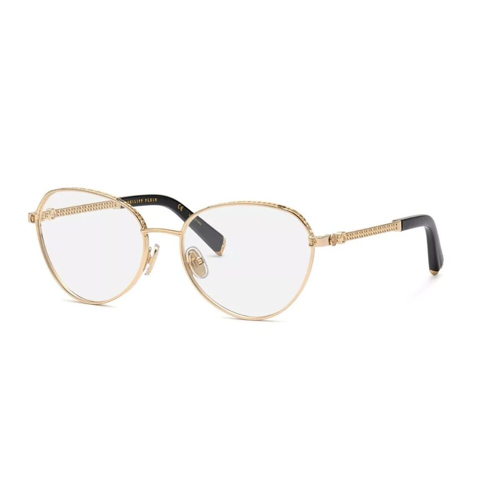 NEW PHILIPP PLEIN EYEGLASSES, ROSE GOLD WOMEN EYEWEAR VPP035S 0300